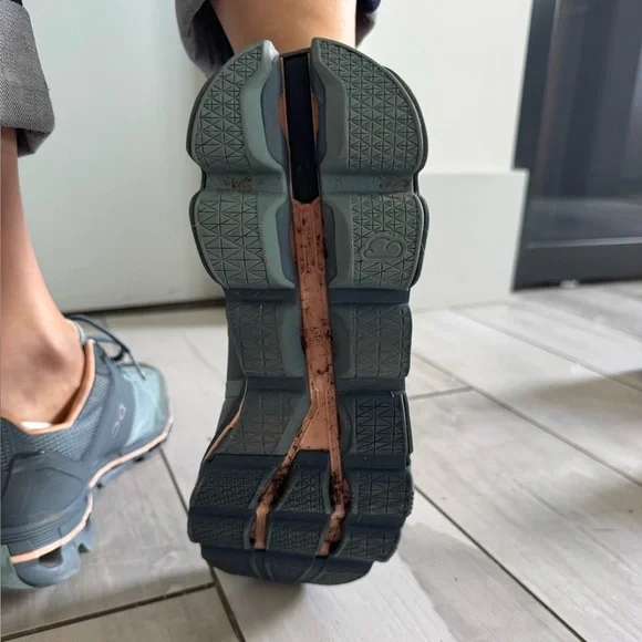 On Running Blue Athletic Shoes with Breathable Mesh and Sleek Design - Picture 5 of 8